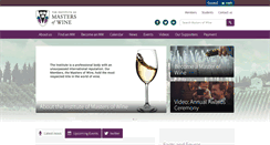 Desktop Screenshot of mastersofwine.org